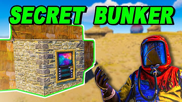 RUST SECRET BUNKER (SOLO, DUO, TRIO BASE DESIGN)