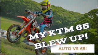 I Raced My KTM 50 In A 65 Class