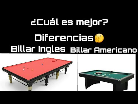 Vídeo: Diferencia Entre Pool Y Billar