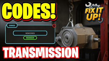 *NEW* ALL WORKING TRANSMISSION UPDATE CODES FOR FIX IT UP 2025! ROBLOX FIX UT UP CODES