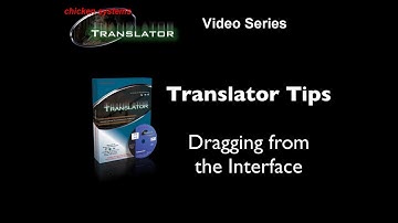 Chicken Systems Translator Tips - Dragging Object Into Samplers