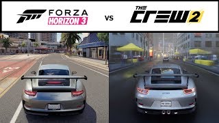 ✪ The Crew 2 vs Forza Horizon 3 - Graphics Comparison (HD)