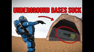 WHY UNDERGROUND BASES SUCK !!!!  Space Engineers