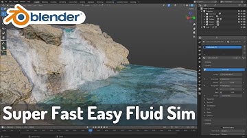 Fastest FLUID Simulations Ever in blender with Cell Fluids