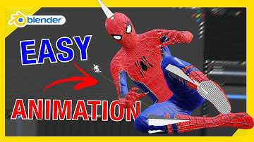 HOW TO ANIMATE YOUR CGI SPIDER-MAN SUIT !!! : Part 2/3 [Blender Tutorial]