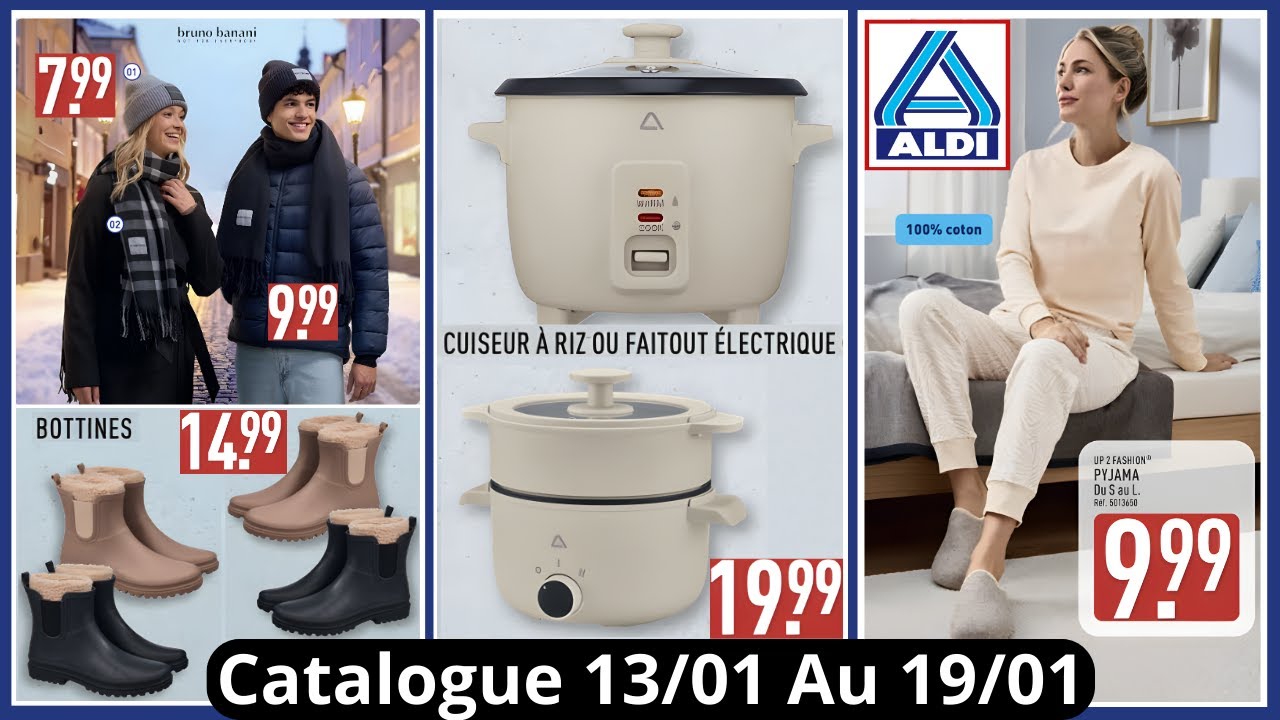 ALDI France Catalogue de la semaine du 13/01/26 au 19/01/26 Bons Plans 