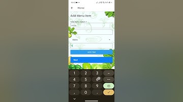 Video Demonstration Of my Menu app I build using React Native