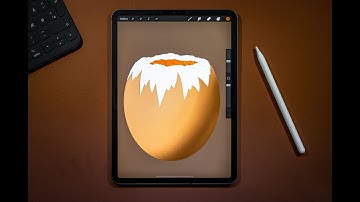 Egg - Digital Art - Procreate on an iPad