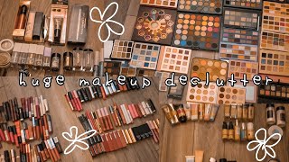 HUGE MAKEUP DECLUTTER | Going through my ENTIRE Makeup Collection