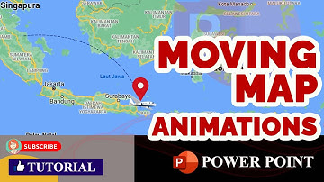 Create Map Animation in Powerpoint - Animated Traveling map