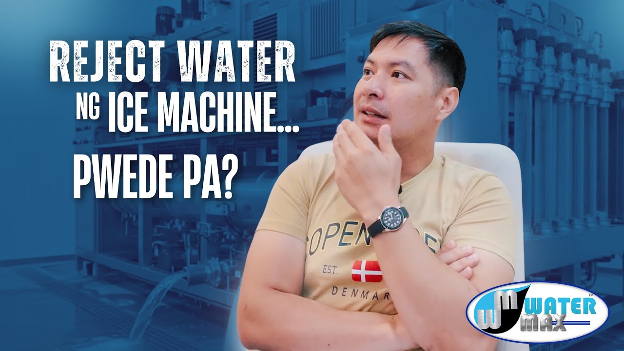 REJECT WATER NG ICE MACHINE PWEDE PA