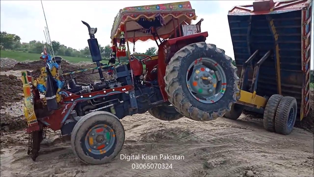 Mf 260 or mf 240 tractors ko jeck wali tarali nai perishan ker dia