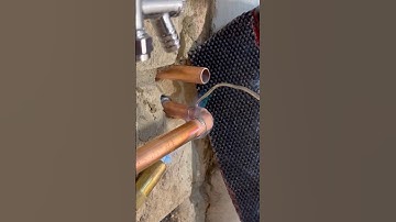 Replacing radiator plastic pipework for copper! #asmr #subscribe #diy #howto #youtubeshorts #tools