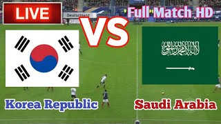 Korea Republic U2 Vs Saudi Arabia U23 Football Live Streaming