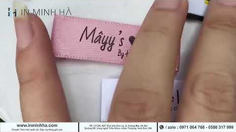 Kinh nghiệm làm tem mác quần áo bạn cần biết - cách in nhãn mác quần áo đẹp - xưởng in tem mác vải