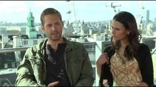 Fast & Furious 6 Interview  Paul Walker & Jordana Brewster P2 screenshot 1