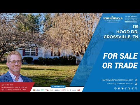 115 Hood Dr, Crossville, TN home video tour