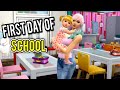 Mom Morning Routine in Sims 4 - Baby Goldies First day of School - Titi Plus