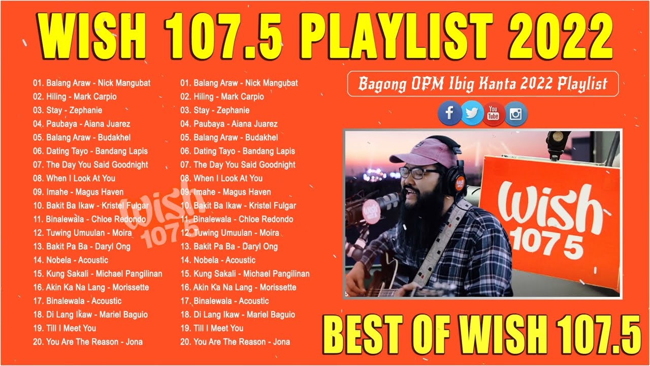 Top 100 Trending Wish 107.5 Songs 2022 Oct - Bagong OPM Hutgot Love Songs - Live On Wish 107.5 Bus