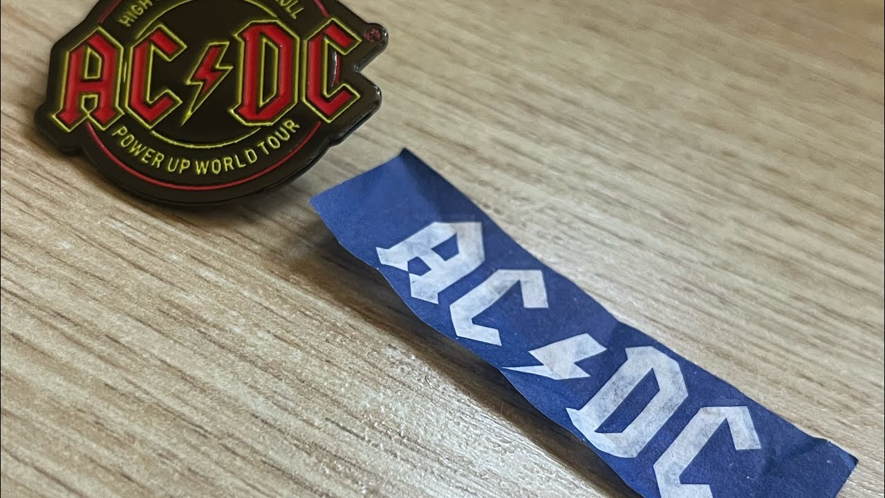 AC/DC Wembley Stadium, London. 3rd July 2024. Opening sequence PWR UP ...