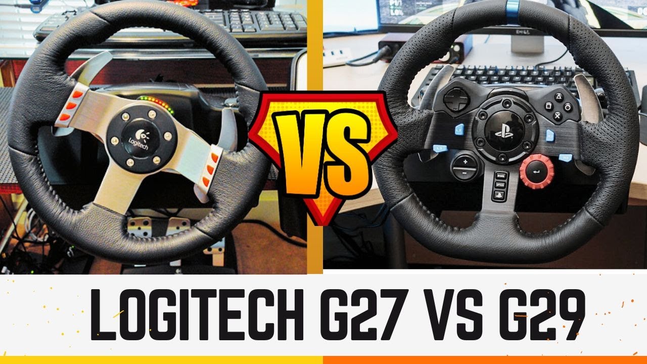 Logitech G27 vs G29 Gaming Steering Wheel (Who is Winner)
