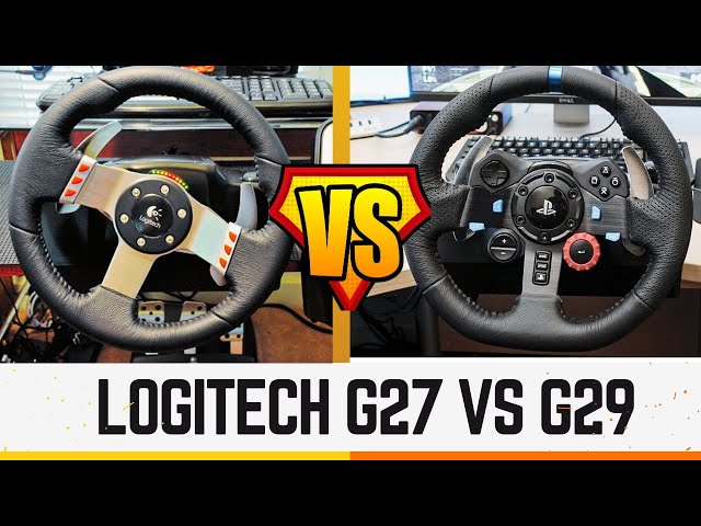 Gran Turismo Brasil - LOGITECH G29 vs LOGITECH G27 - QUAL VOLANTE