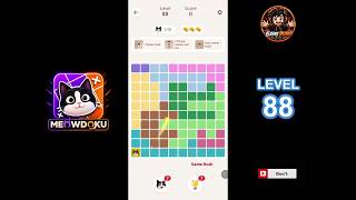 Meowdoku Level 88 walkthrough | full solution
