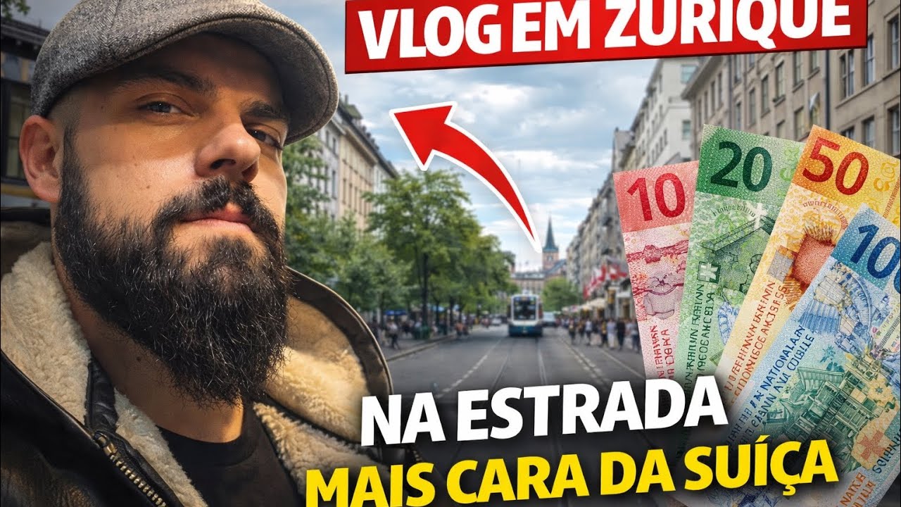 A ESTRADA MAIS CARA DA SUÍÇA 😳 | Vlog em Zurique