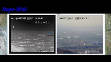 Multi sensor PTZ day&night  Infrared thermal surveillance camera for forest fire detection and alarm