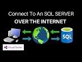 VB.NET How To Connect To An SQL Server Over The Internet.