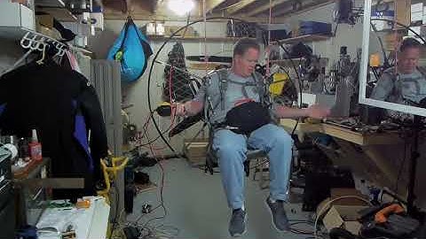 New Paramotor harness transition to flight