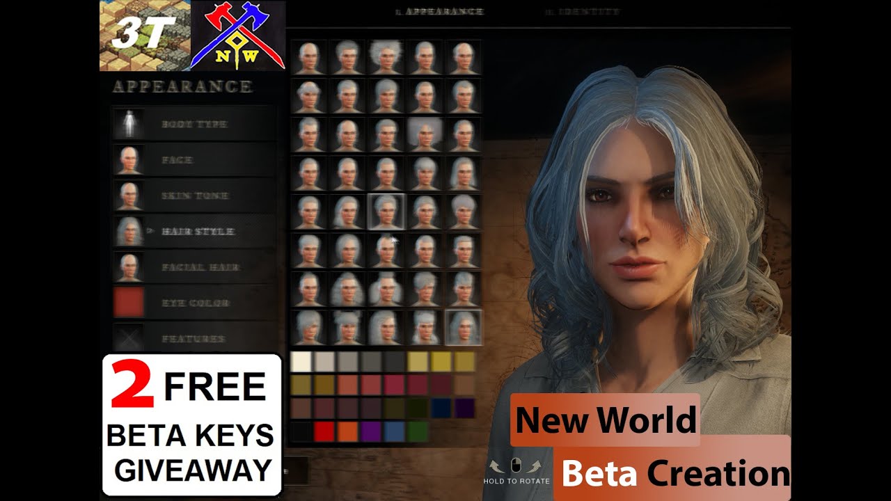 New World - Beta Character Creation + 2 Free Keys Inside - YouTube