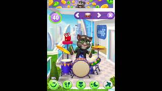 My Talking Tom 2 Tom's Playing His Drums 😎😎😎😎😎🥁🥁🥁🥁🥁 screenshot 4