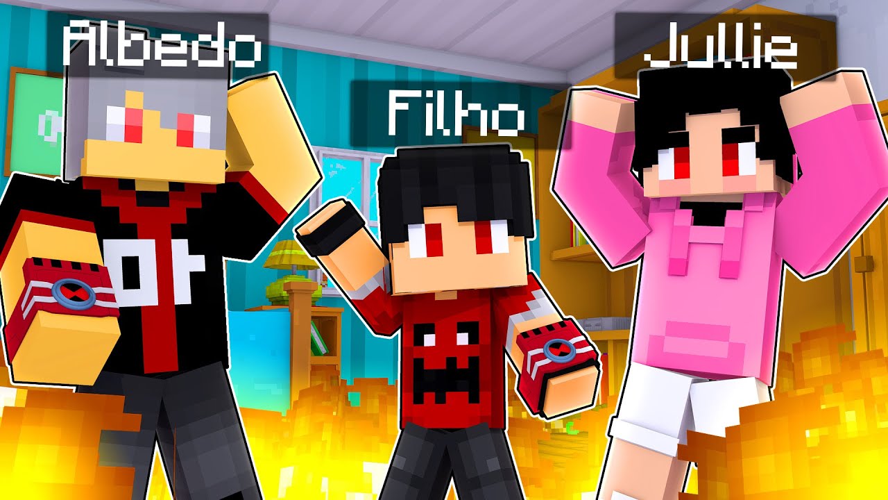 Minecraft: Who's Your Family? O FILHO DO ALBEDO GANHOU O OMNITRIX DO MAL ‹‹ P3DRU ››