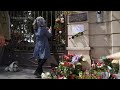 Tributes to Tina Turner outside Swiss home