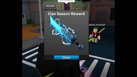 Claiming the Diamond Slasher top 25 clan reward (ROBLOX ASSASSIN)