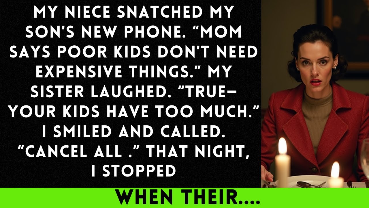 My Niece Grabbed My Son's New Phone and Said, ‘Mom Says Poor Kids Don't Need Expensive Things...