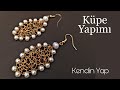 Örgü Küpe Yapımı/Jewelry design/Серьги своими руками