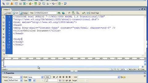 Lesson :07: Introduction to Dreamweaver CS Part 01  Hindi Video Tutorial