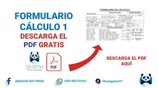 Parte 1 | Formulario Cálculo 1 || Part 1 | Calculation Form 1 screenshot 2