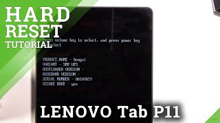 How to Hard Reset LENOVO Tab P11 – Restore Defaults / Bypass Screen Lock