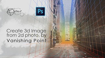 Create a 3d image from 2d photo by Vanishing Point | Photoshop