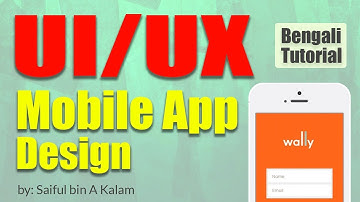 UI UX design (Mobile App Design) bangla  tutorial ( Photoshop CC )