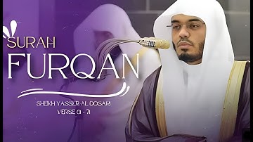 Surah Al Furqan | سورة الفرقان | Sheikh Yasser Al Dosari | #ياسر_الدوسري By @zxedit