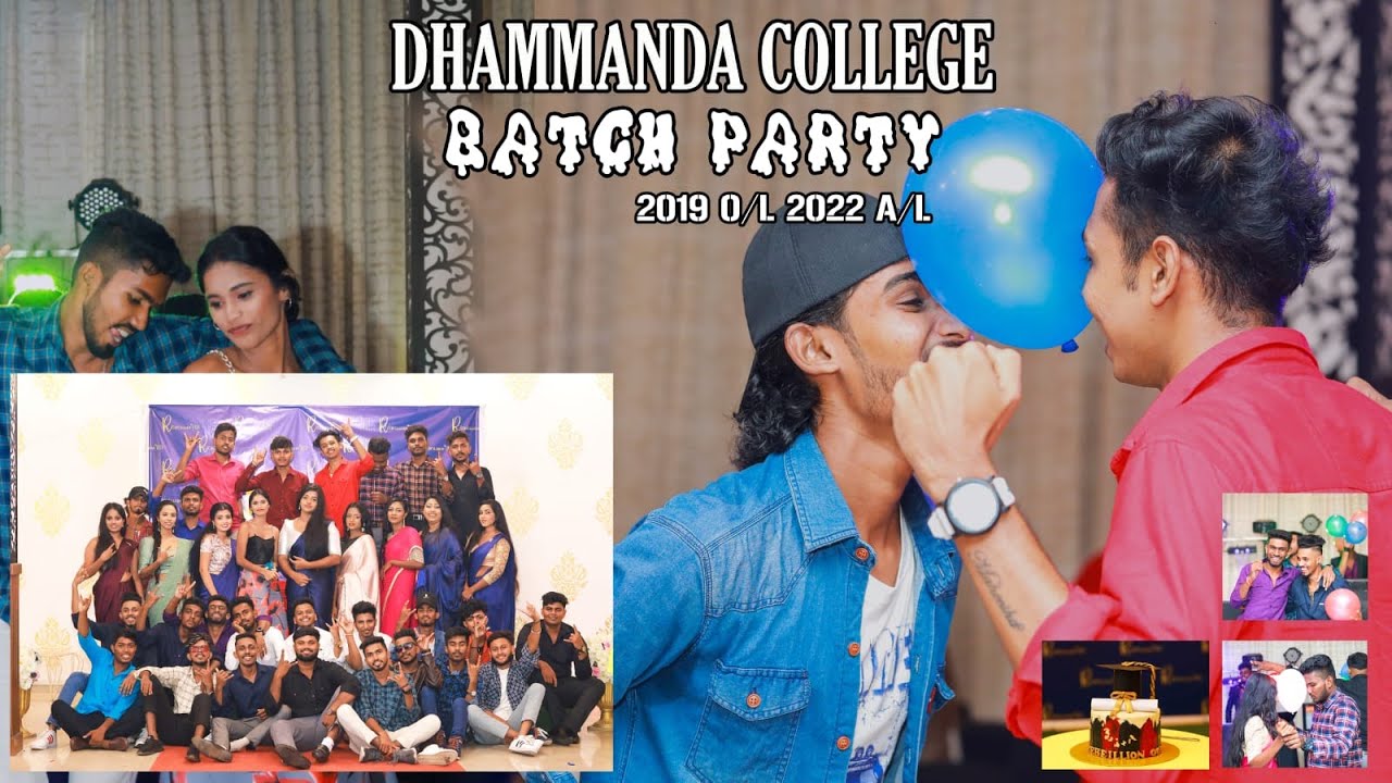 Dhammananda college kaluthara Batch Party 2023 YouTube