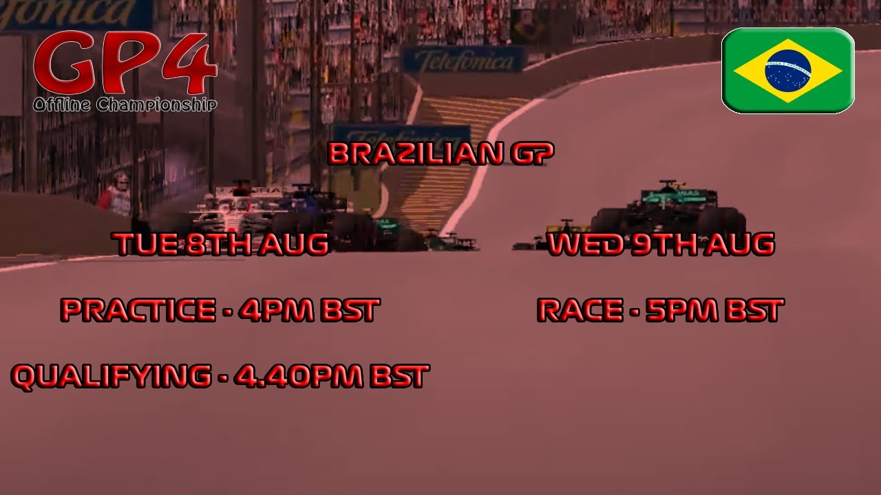 GP4 Offline Championship Season 2023: Round 2: Brazil Practice ...