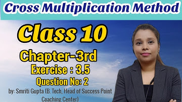 NCERT Exercise 3.5 Question 2 | Linear Equations In Two Variables |Chapter 3| Class 10 Maths