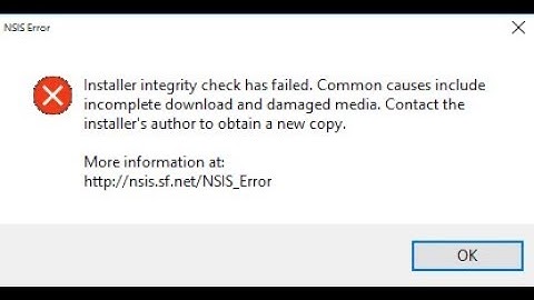 طريقة سحرية لحل مشكلة NSIS Error بكبسة زر