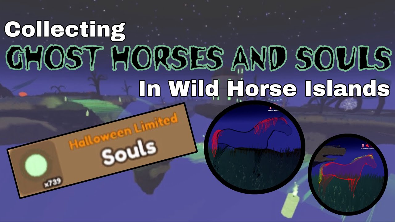 GHOST HORSE HUNTING and Collecting SOULS!👻🎃NEW Halloween Event in Wild