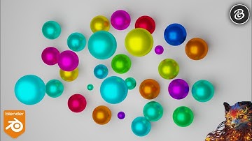 Random colours in Blender 2.9 | Blender random colours assigning to objects